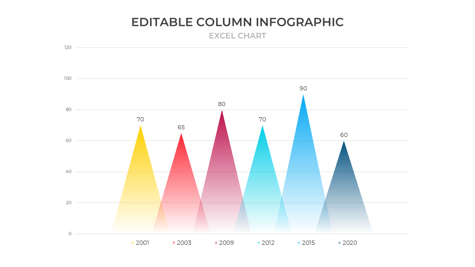Excel Data Charts [light] slide 6